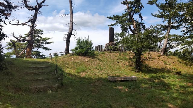 秋田県能代市の檜山安東氏城館跡（檜山城跡）