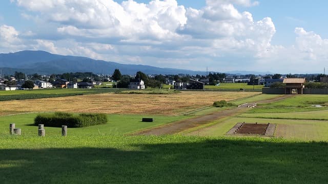 秋田県大仙市の払田柵跡