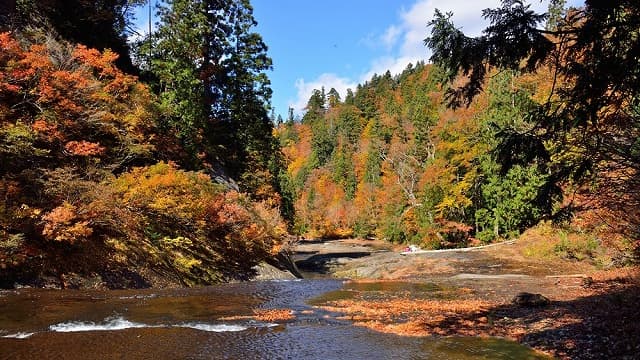 秋田県北秋田市の小又峡