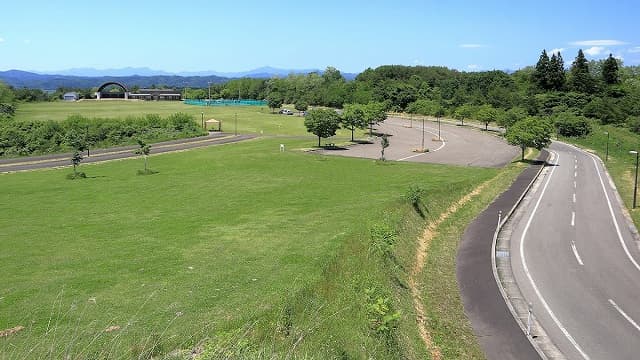 秋田県北秋田市の大館能代空港周辺ふれあい緑地