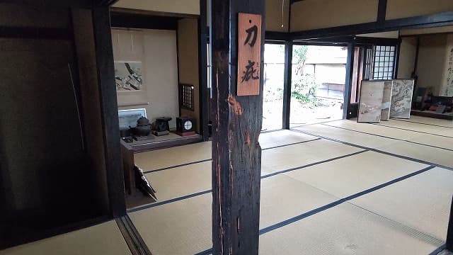 福島県会津若松市の旧滝沢本陣_刀傷