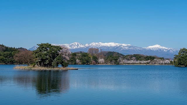 福島県白河市の南湖公園
