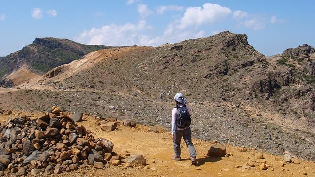 福島県郡山市の安達太良山_峰ノ辻