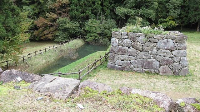 福島県南会津郡の鴫山城跡