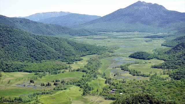 福島県南会津郡の尾瀬ヶ原