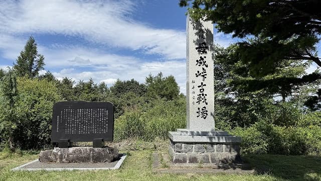 福島県耶麻郡の母成峠古戦場