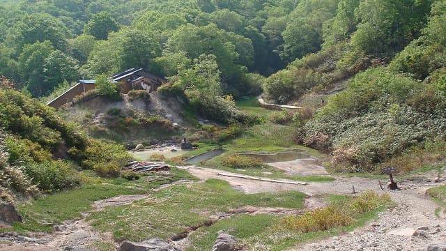 福島県南会津郡の中ノ湯跡