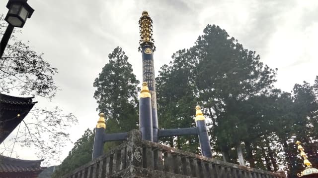 栃木県日光市の日光山輪王寺の相輪塔