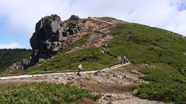 群馬県吾妻郡の草津白根山