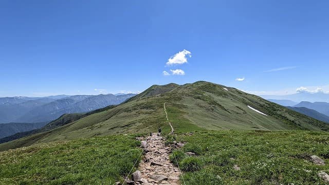 群馬県利根郡の平標山