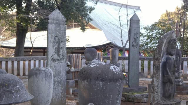 埼玉県川越市の暦応の古碑