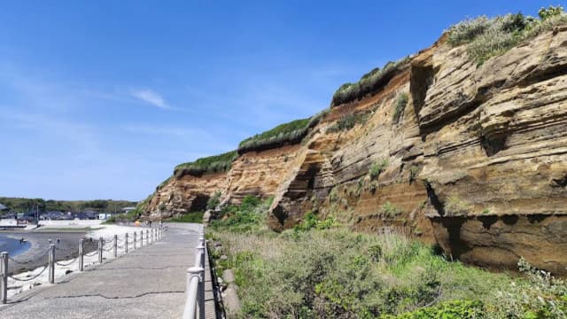 千葉県銚子市の屏風ケ浦