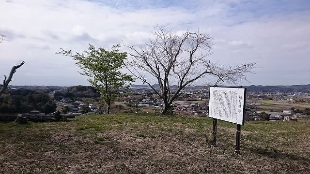 千葉県館山市の里見氏城跡（稲村城跡）