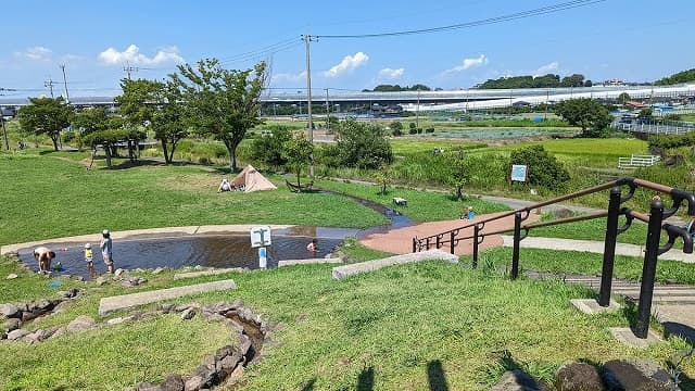 千葉県松戸市の坂川親水広場
