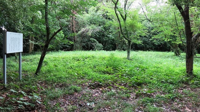 千葉県南房総市の里見氏城跡（岡本城跡）