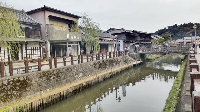 千葉県香取市の佐原の町並み