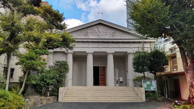 東京都中央区のカトリック築地教会聖堂