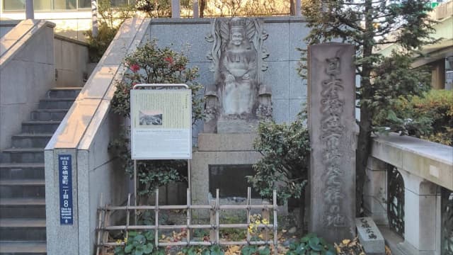 東京都中央区の日本橋魚市場発祥の地