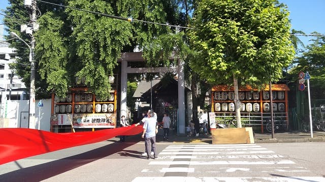 東京都中央区の築地波除神社