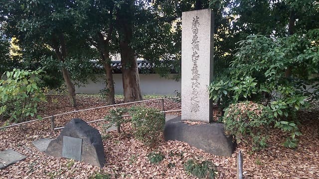 東京都文京区の藤田東湖護母致命の処