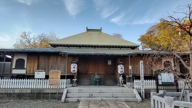 東京都大田区の日蓮上人入滅の旧跡