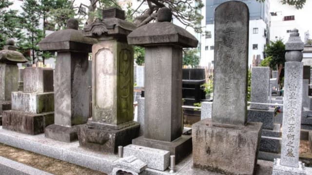 東京都渋谷区の曲直瀬玄朔墓