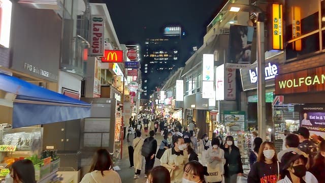 東京都渋谷区の竹下通り