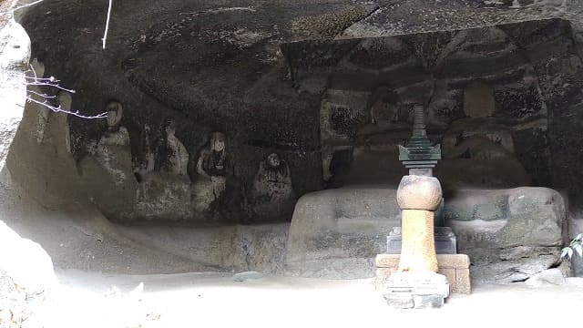 神奈川県の明月院境内