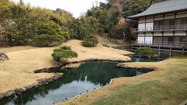 神奈川県の建長寺庭園