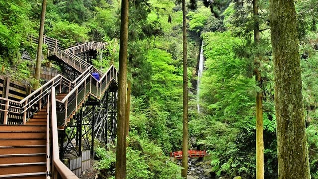 神奈川県足柄上郡の洒水の滝