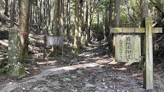 神奈川県足柄下郡の箱根旧街道