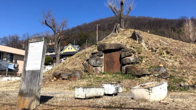 山梨県甲府市の万寿森古墳