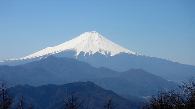 山梨県大月市の扇山