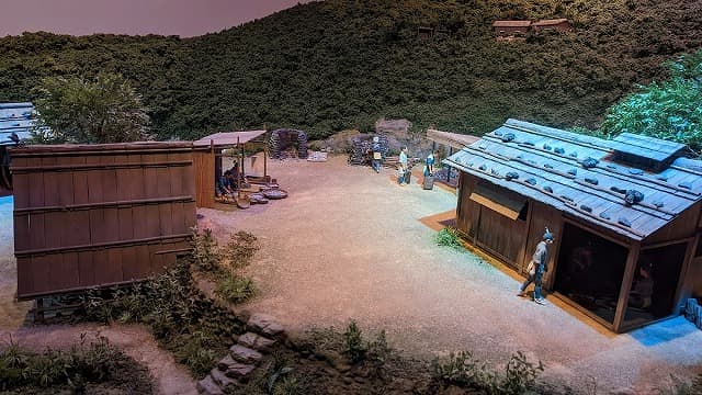 山梨県南巨摩郡の甲斐金山遺跡（中山金山）