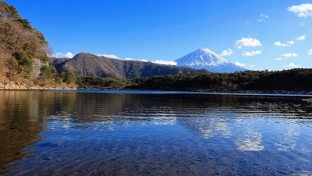 山梨県南都留郡の西湖