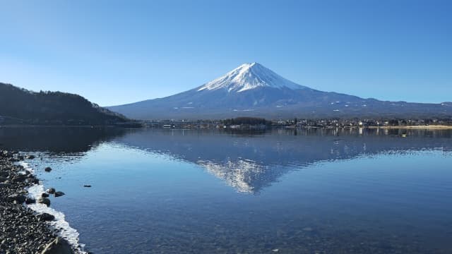 山梨県南都留郡の河口湖