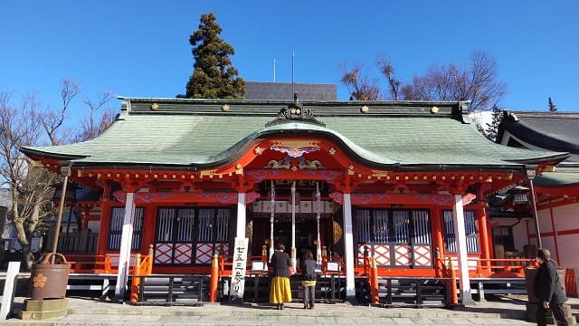 長野県松本市の深志神社
