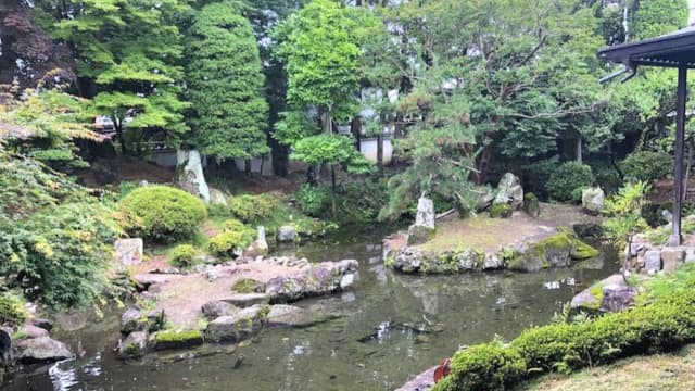 長野県松本市の中田氏庭園