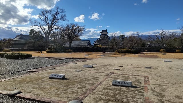 長野県松本市の二の丸御殿跡