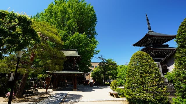 岐阜県高山市の飛騨国分寺塔跡