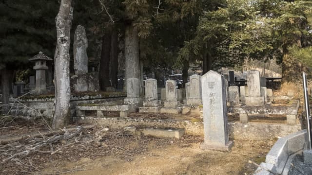 岐阜県高山市の加藤歩簫墓