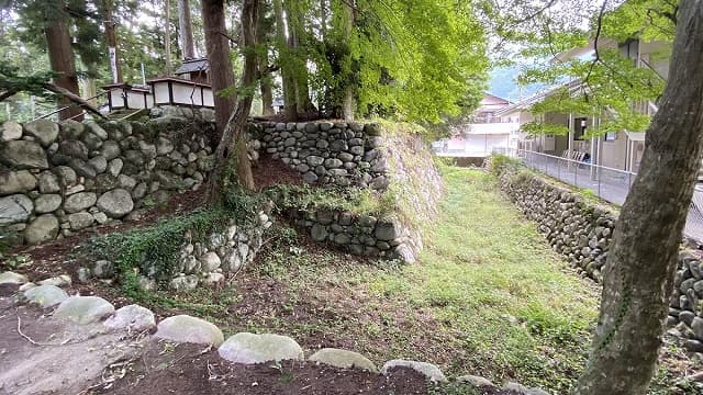 岐阜県下呂市の諏訪城跡