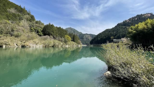 岐阜県下呂市の飛州下原中綱場