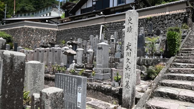 岐阜県下呂市の武川久兵衛の墓