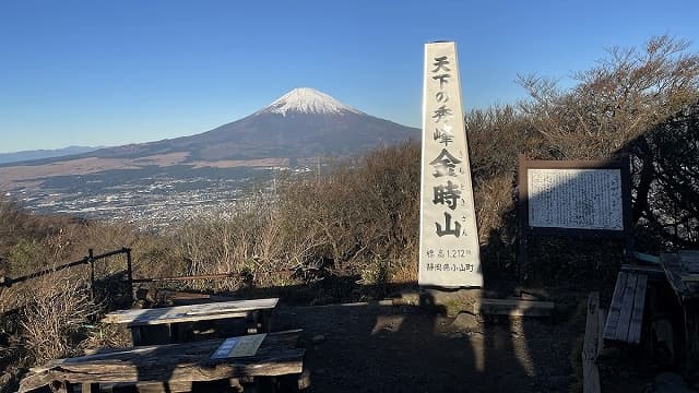 静岡県駿東郡の金時山