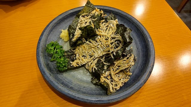 しらすのたたみ干し