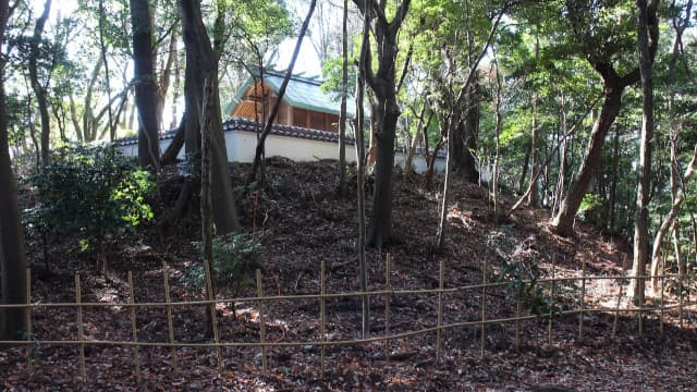愛知県名古屋市の志段味古墳群（尾張戸神社古墳）