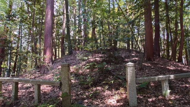 三重県伊賀市の猪田神社古墳附古井