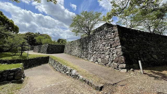 三重県度会郡の田丸城跡