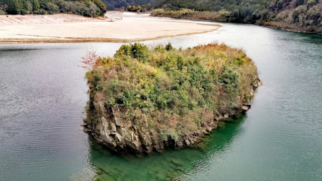 三重県南牟婁郡の熊野三山（熊野速玉大社御船島）